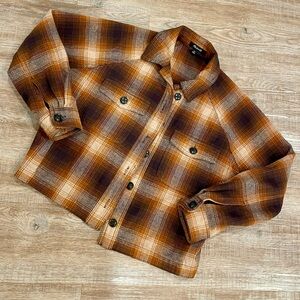 Madewell Flannel Cropped Shirt Jacket (Shacket) - Women's XS - LIKE NEW